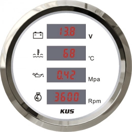 Многофункциональный прибор 4 в 1 бел/нерж (WS) KUS (KY79102)